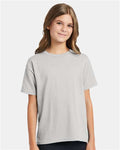 Hanes 5370 Ash — on model front