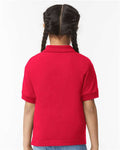 Gildan 8800B Red — on model back