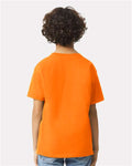 Gildan 2000B Safety Orange — on model back
