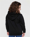 Rabbit Skins 3326 Black — on model back