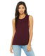 Bella + Canvas B8803 - Women's Flowy Scoop Muscle Tank - Maroon