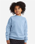 Hanes P360 Light Blue — on model front