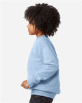 Hanes P360 Light Blue — on model side