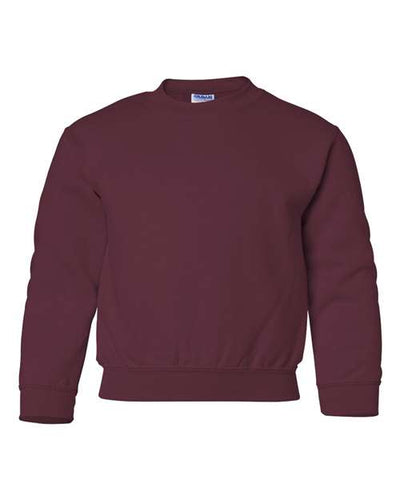 Gildan 18000B Maroon — front