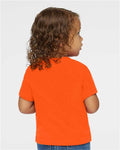 Rabbit Skins 3301T Orange — on model back