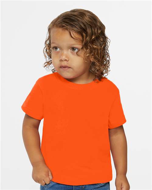 Rabbit Skins 3301T Orange — on model front