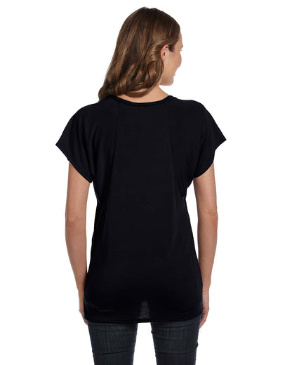 Women's Flowy Raglan T-Shirt - Black