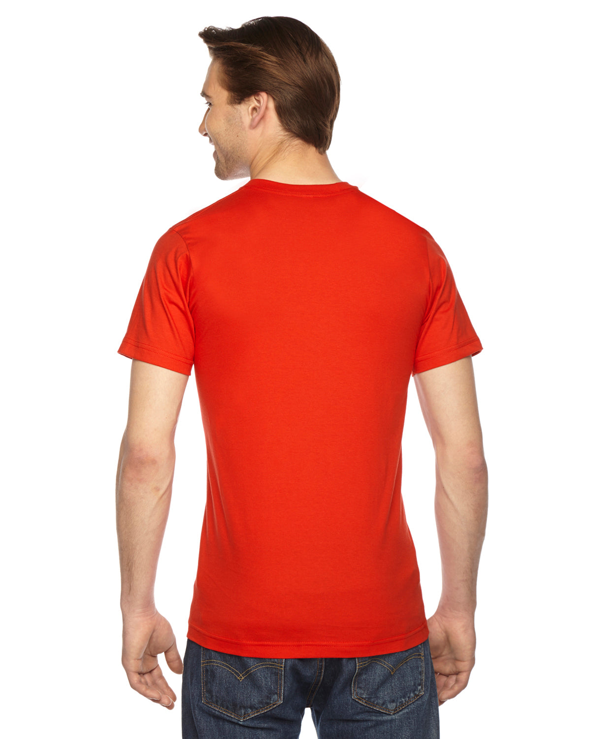 Unisex Fine Jersey Short-Sleeve T-Shirt - Orange