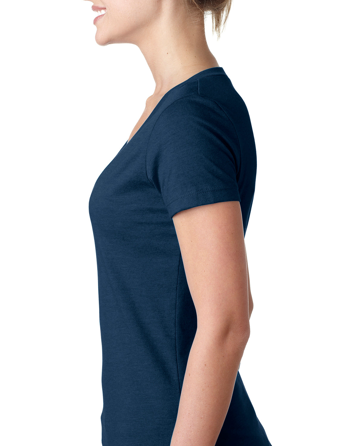 Women's CVC Deep V - Midnight Navy