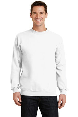 Unisex Core Fleece Crewneck Sweatshirt - White