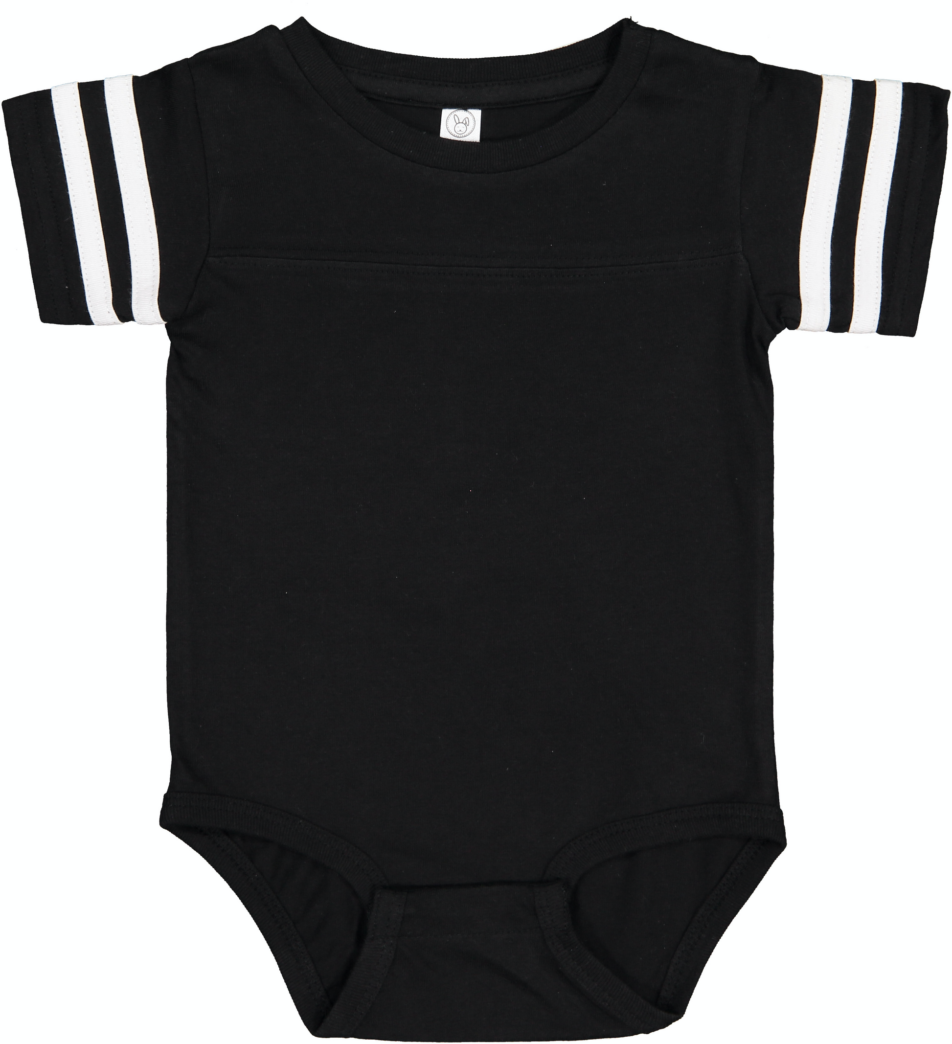 Infant Football Bodysuit - Black / White