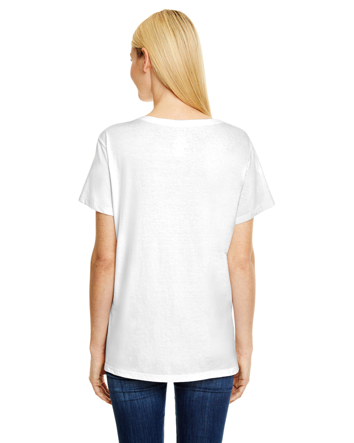 Women's Perfect-T Triblend Short Sleeve V-neck - Sol White Triblend