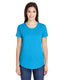 Gildan 6750L - Women's Triblend T-Shirt - Heather Caribbean Blue