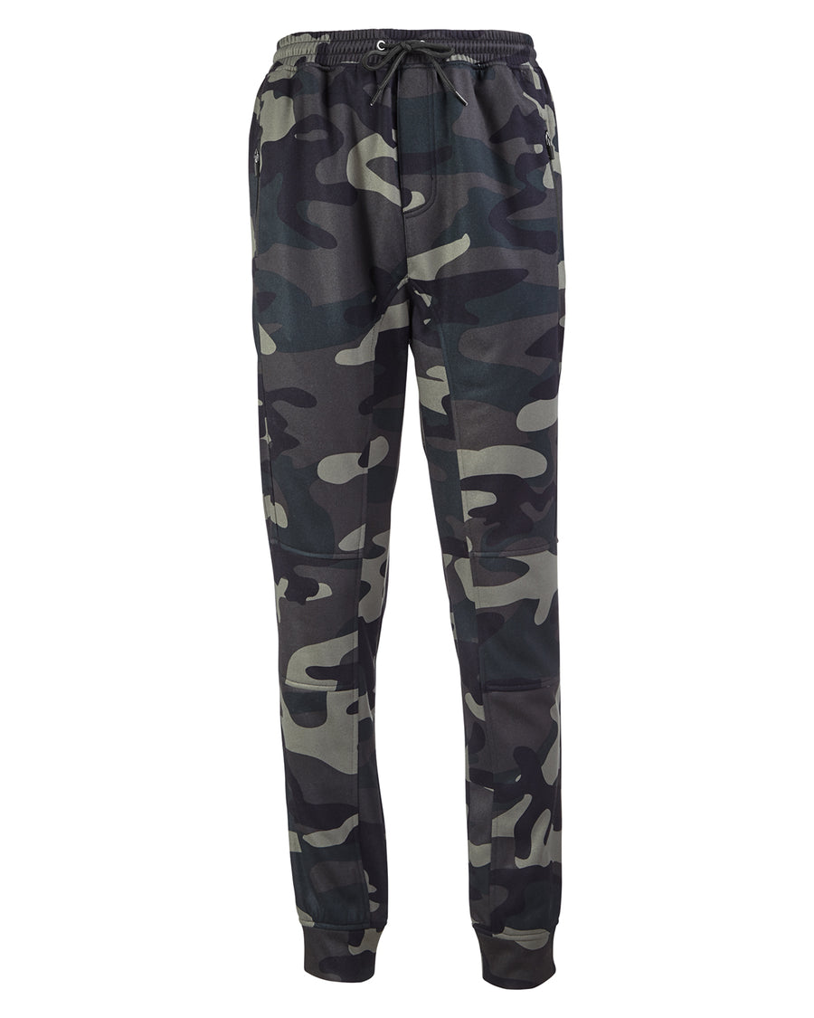 Unisex Heather Performance Jogger Pant - Green Camo