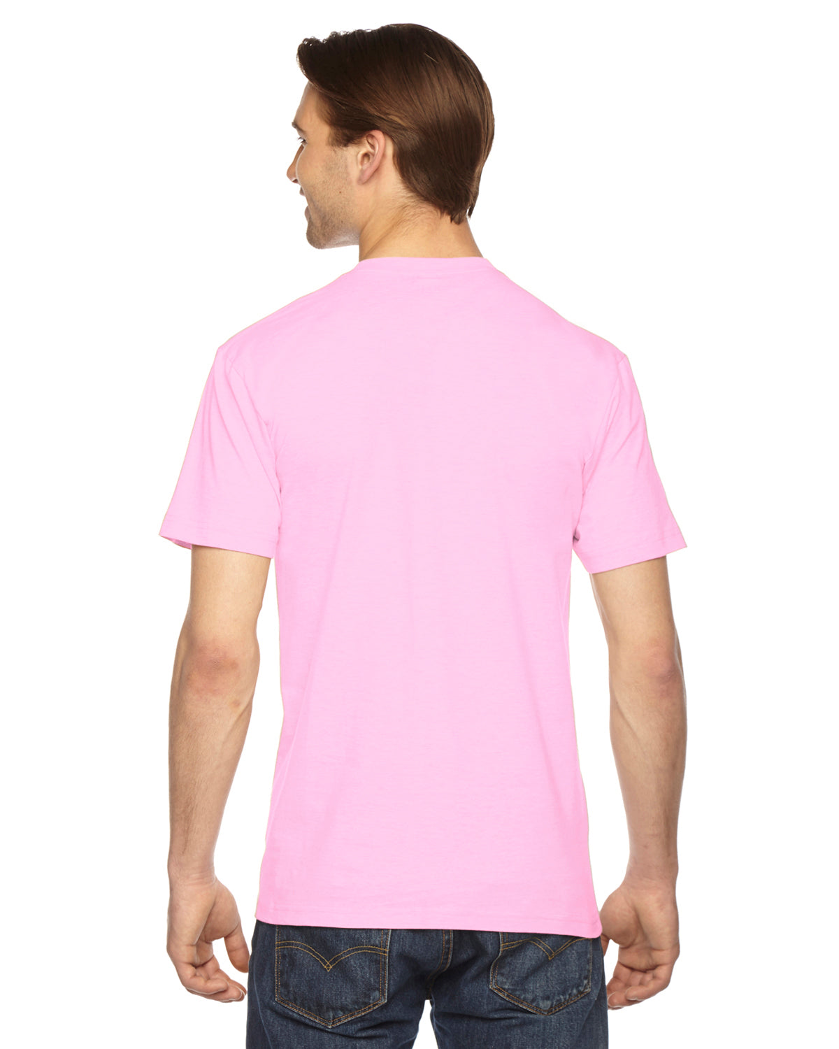 Unisex Fine Jersey Short-Sleeve T-Shirt - Pink
