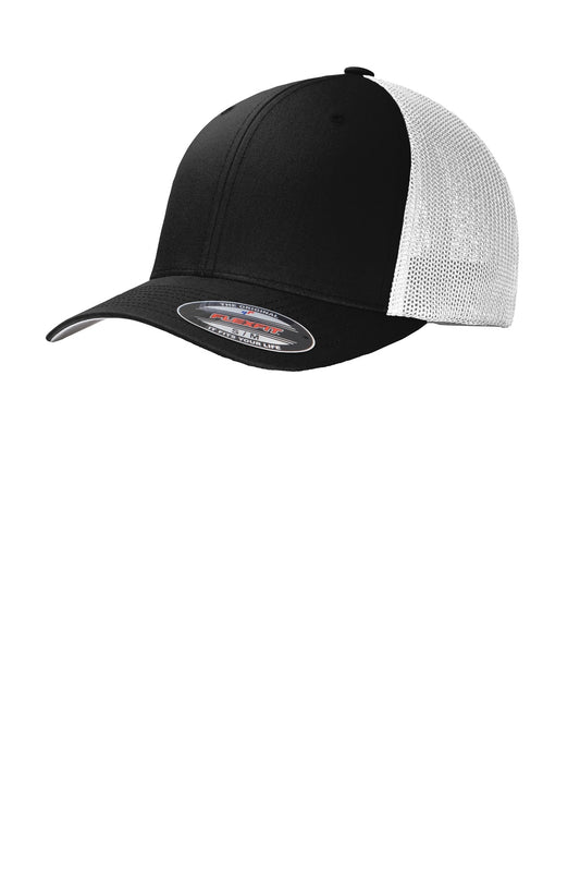 Flexfit Mesh Back Cap - Black / White