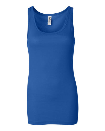 Women's Sheer Mini Rib Tank - True Royal
