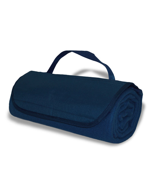 Fleece Roll Up Blanket - Navy