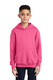 Port & Company PC90YH - Youth Core Fleece Pullover Hoodie - Neon Pink