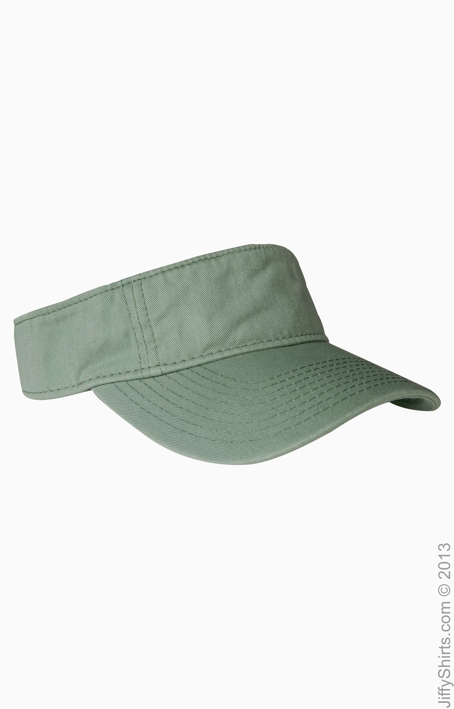 Direct-Dyed Twill Visor - Cilantro