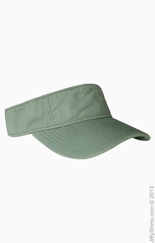 Direct-Dyed Twill Visor - Cilantro