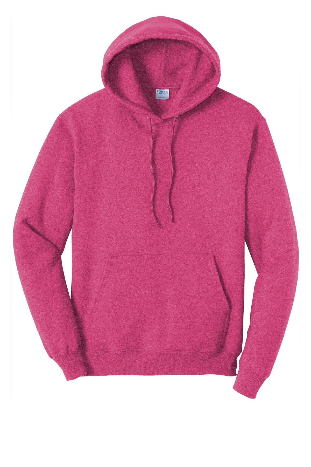 Unisex Core Fleece Pullover Hoodie - Heather Sangria