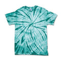 Youth Cyclone Vat-Dyed Pinwheel Short Sleeve T-Shirt - Teal