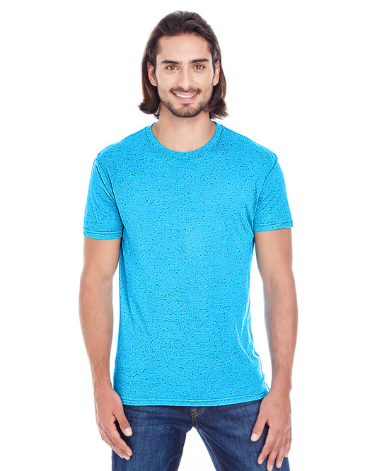 Men's Triblend Fleck Short-Sleeve T-Shirt - Turquoise Fleck