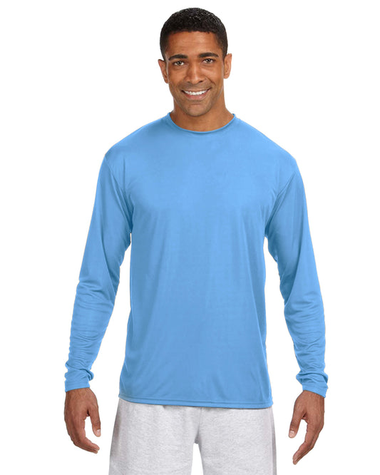 Men's Cooling Performance Long Sleeve T-Shirt - Light Blue