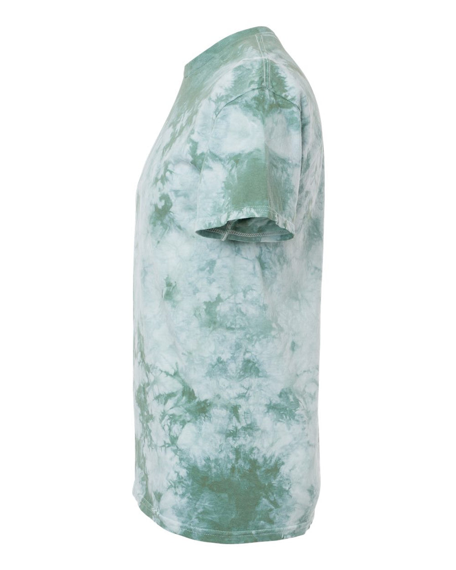 Crystal Tie Dye T-Shirt - Moss