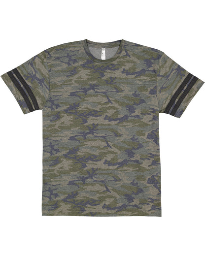 Men's Football T-Shirt - Vintage Camo / Vintage Smoke