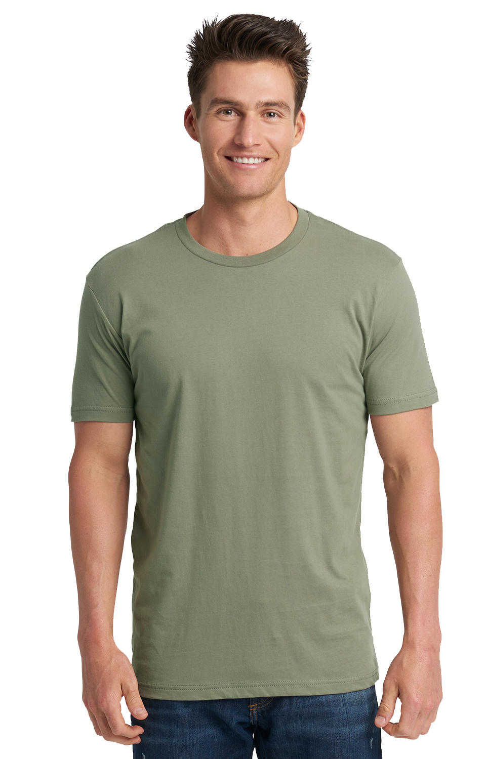 Unisex Cotton T-Shirt - Light Olive