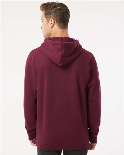 Independent Trading Co. IND4000 Maroon — on model back