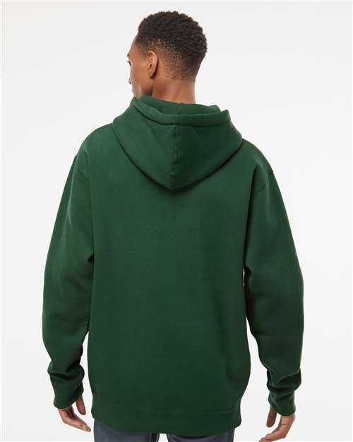 Independent Trading Co. IND4000 Dark Green — on model back