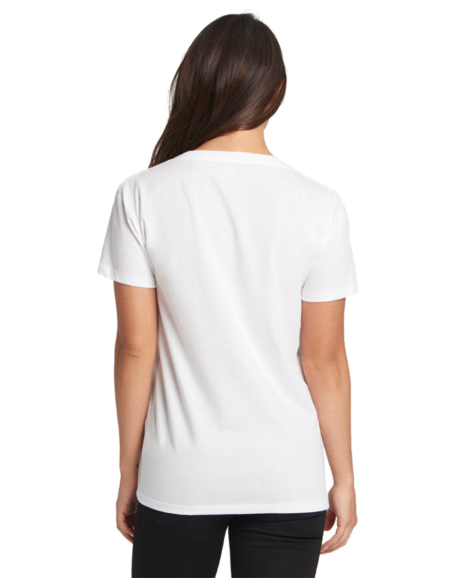 Women's Relaxed V-Neck T-Shirt - White