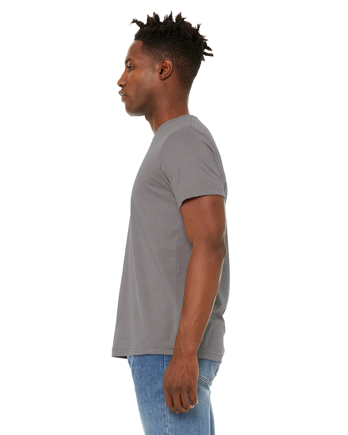 Unisex Sueded T-Shirt - Heather Storm