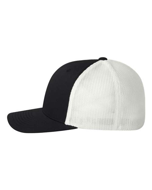 Flexfit 6511 Black/ White — side