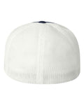 Flexfit 6511 Navy/ White — back