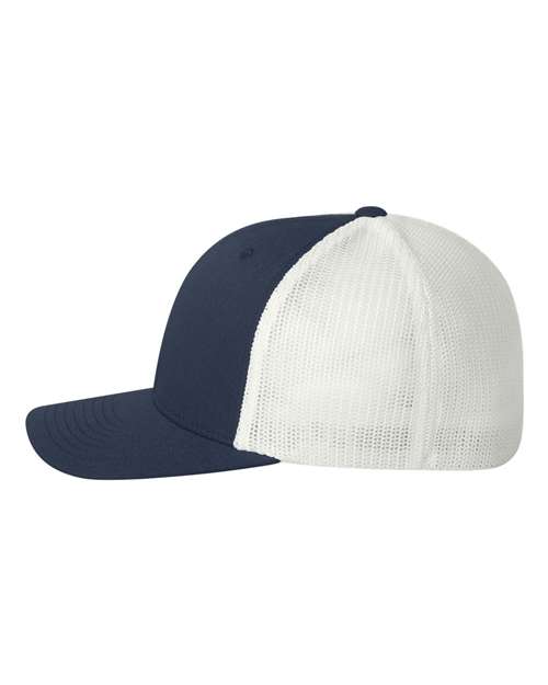 Flexfit 6511 Navy/ White — direct side