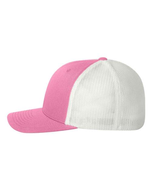 Flexfit 6511 Pink/ White — direct side