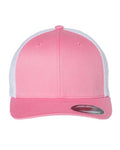 Flexfit 6511 Pink/ White — front