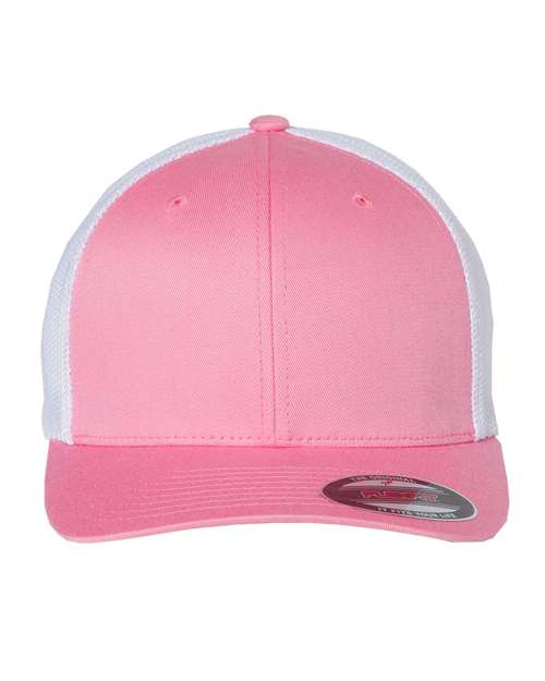 Flexfit 6511 Pink/ White — front