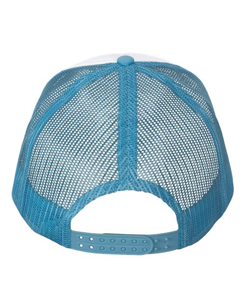 Valucap VC700 White/ Baby Blue — back