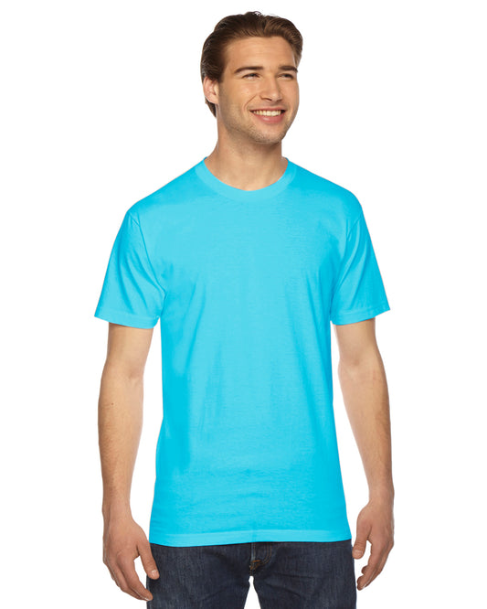 Unisex Fine Jersey Short-Sleeve T-Shirt - Turquoise