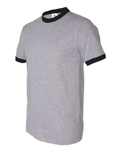 Augusta Sportswear 710 Athletic Heather/ Black — front