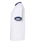 Augusta Sportswear 710 White/ Navy — direct side
