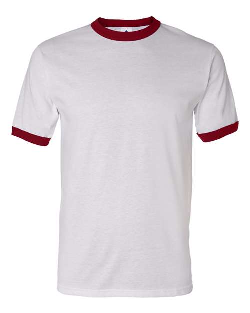 Augusta Sportswear 710 White/ Red — front