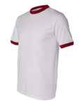 Augusta Sportswear 710 White/ Red — side