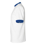Augusta Sportswear 710 White/ Royal — direct side