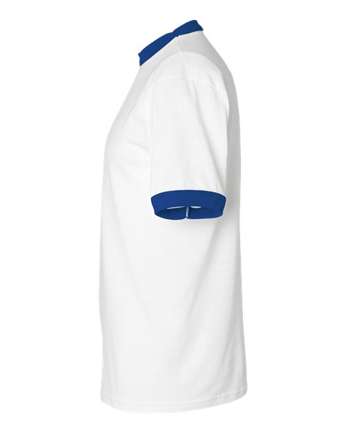Augusta Sportswear 710 White/ Royal — direct side